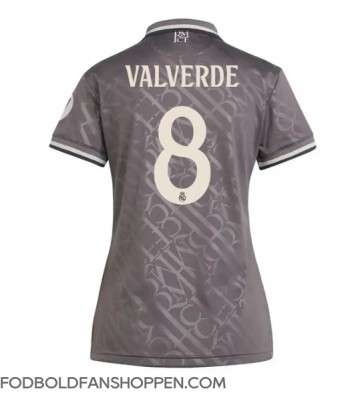 Real Madrid Federico Valverde #8 Tredjetrøje Dame 2024-25 Kortærmet
